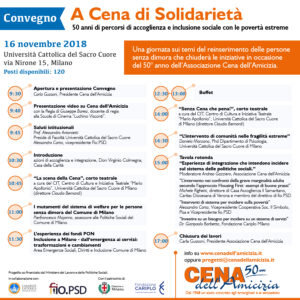 Una giornata sui temi del reinserimento delle persone senza dimora- Convegno