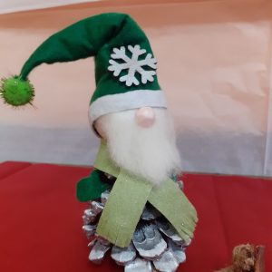 Gnomo natalizio- decorazione versione verde