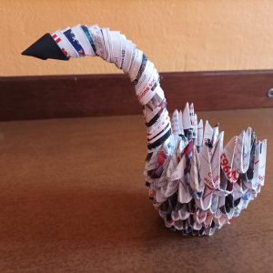 cigno in origami