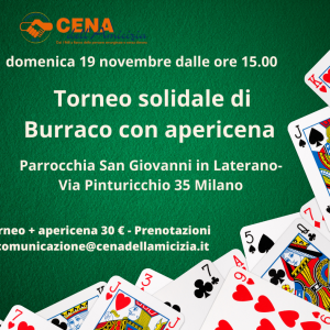 Torneo solidale di Burraco