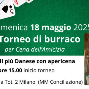 18 maggio - torneo di Burraco