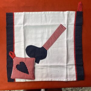 Strofinaccio con pattina a tema Natale