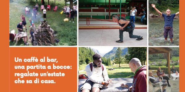 Un caffè al bar, una partita a bocce
